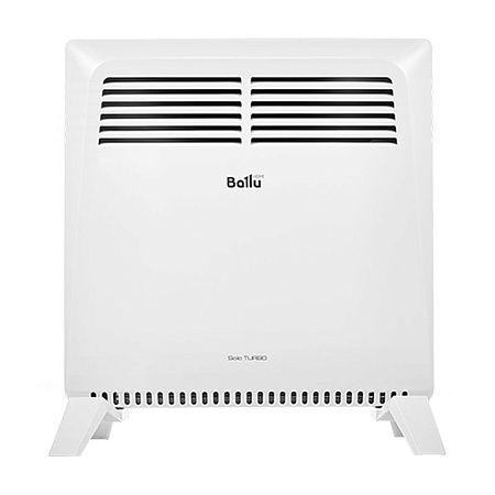 Конвектор Ballu Solo Turbo BEC/SMT-1000, 1000Вт, механич. тип, 15м, белый
