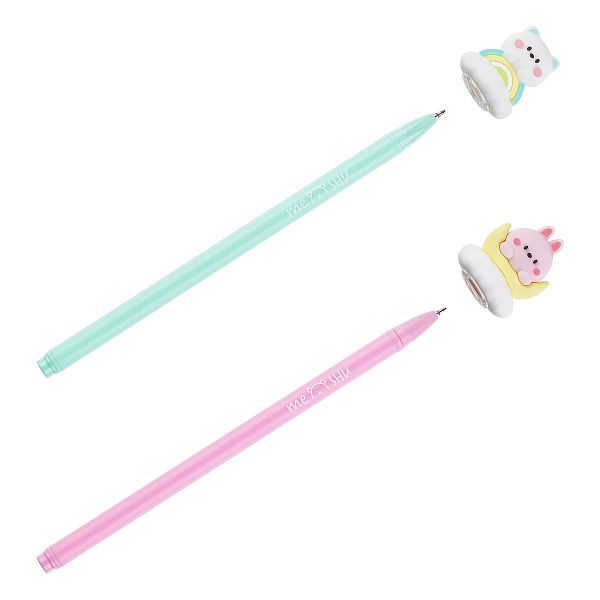 Ручка шариковая MESHU "Cute Dreamers" синяя, 0,7мм, корпус ассорти