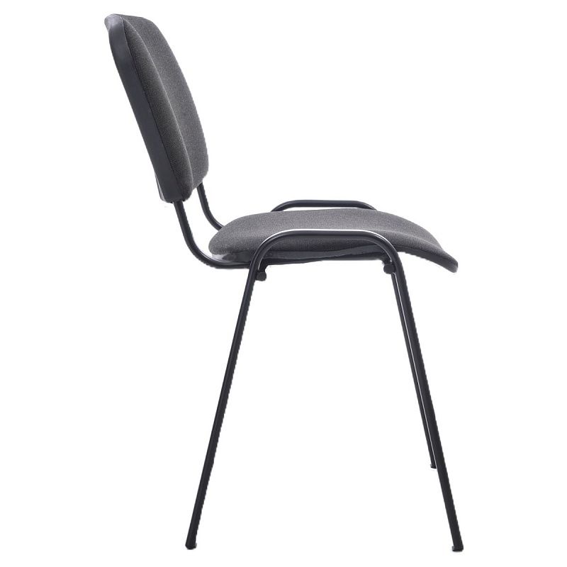 Стул Фабрикант "Изо" ТК-1, BL, каркас черный, обивка ткань черная