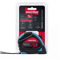 Рулетка измерительная Smartbuy, 5м*19мм, прорезиненный корпус, 2 фиксатора, усиленный зацеп Рулетка измерительная Smartbuy, 5м*19мм, прорезиненный корпус, 2 фиксатора, усиленный зацеп