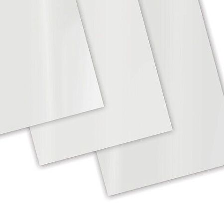 Обложки картонные для переплета, А4, КОМПЛЕКТ 100 шт., глянцевые, 250 г/м2, белые, BRAUBERG, 530840