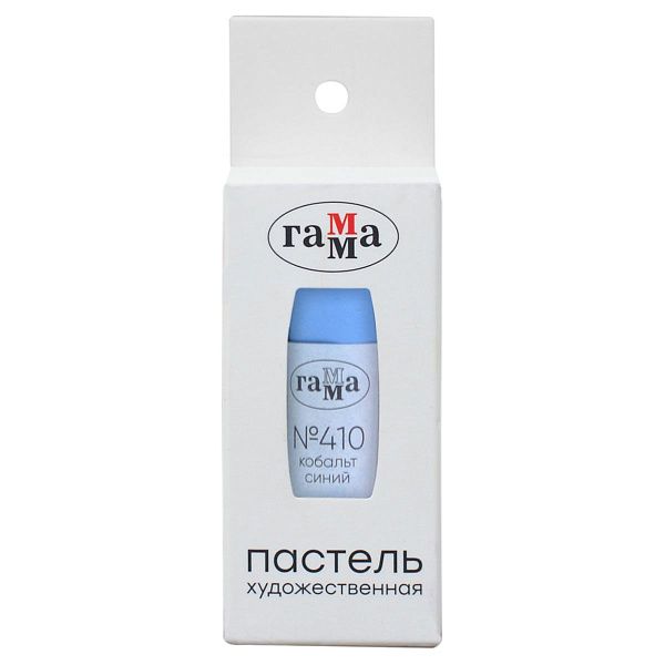 Пастель художественная Гамма, кобальт синий №410, картон. упак., европодвес