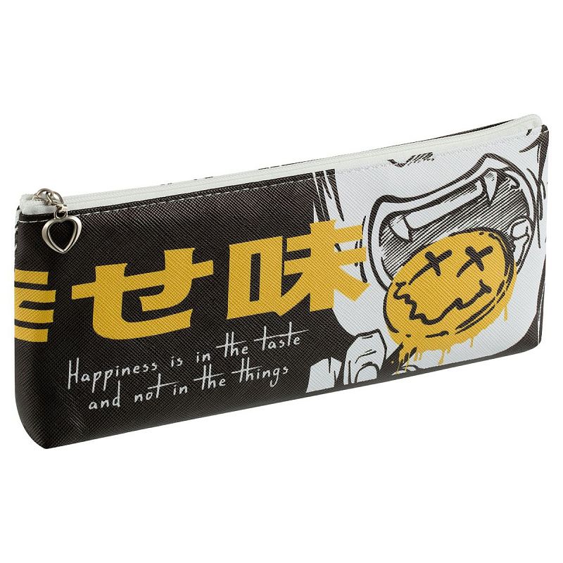 Пенал мягкий 200*85*30 MESHU "Smile", искусственная кожа 