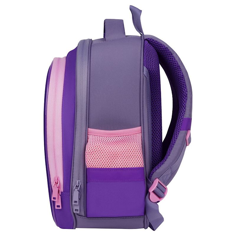 Ранец ArtSpace School Friend Light "Cool Purple" 35*29*12см, 2 отделения, 2 кармана, анатомическая спинка 