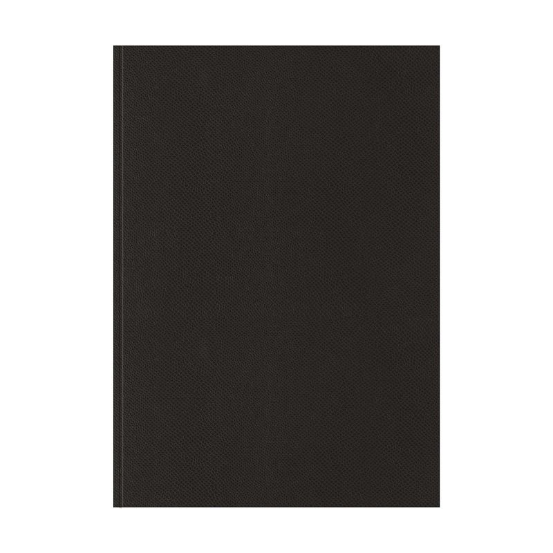 Телефонная книга А5, 80л., кожзам, OfficeSpace "Dallas" черный, с вырубкой