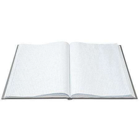 Книга учета OfficeSpace, А4, 96л., клетка, 200*290мм, бумвинил, цвет синий, блок офсетный