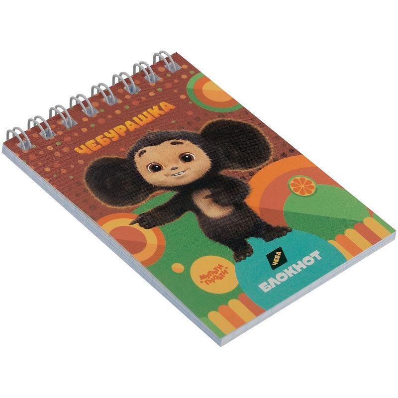 Блокнот А7 40л. на гребне Мульти-Пульти "Чебурашка"