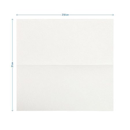 Полотенца бумажные лист. OfficeClean Professional(V-сл) (H3), 2-слойные, 200л/пач., 21*21,6, тиснение, белые 