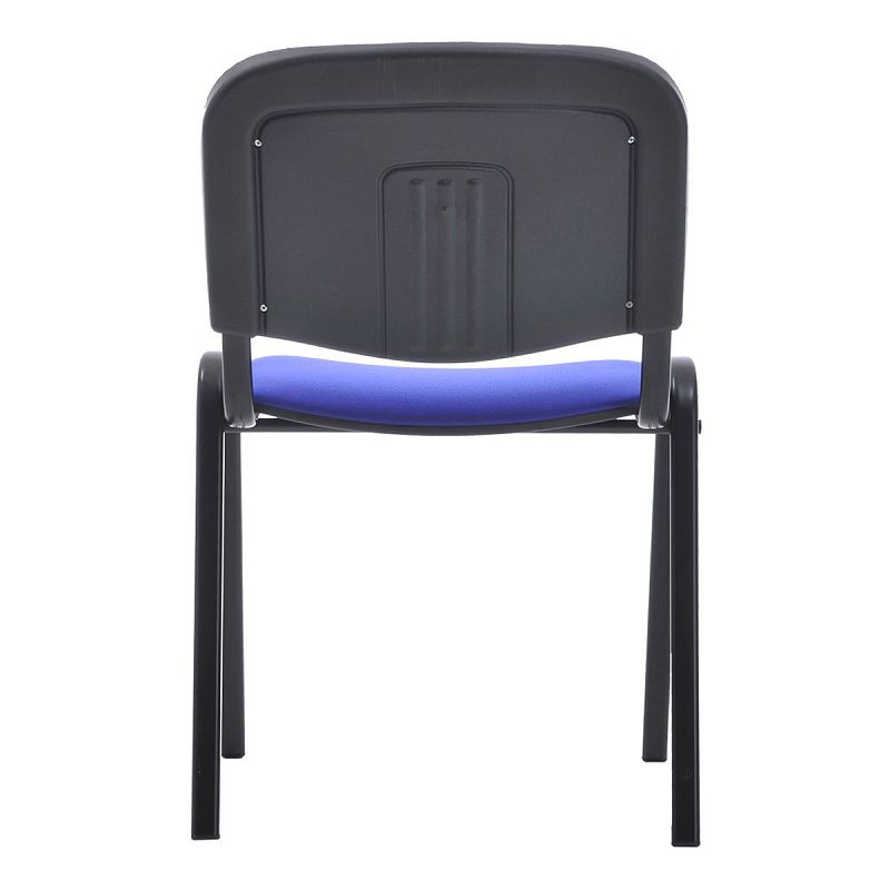 Стул Helmi HL-F01 "Изо", каркас черный, обивка ткань синяя