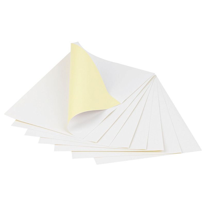 Белая бумага самоклеящаяся А4, Мульти-Пульти, 8л., в папке, "Енот в космосе"