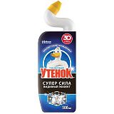 Средство для уборки туалета 500 мл ТУАЛЕТНЫЙ УТЕНОК Супер Сила "Видимый Эффект", 696888 