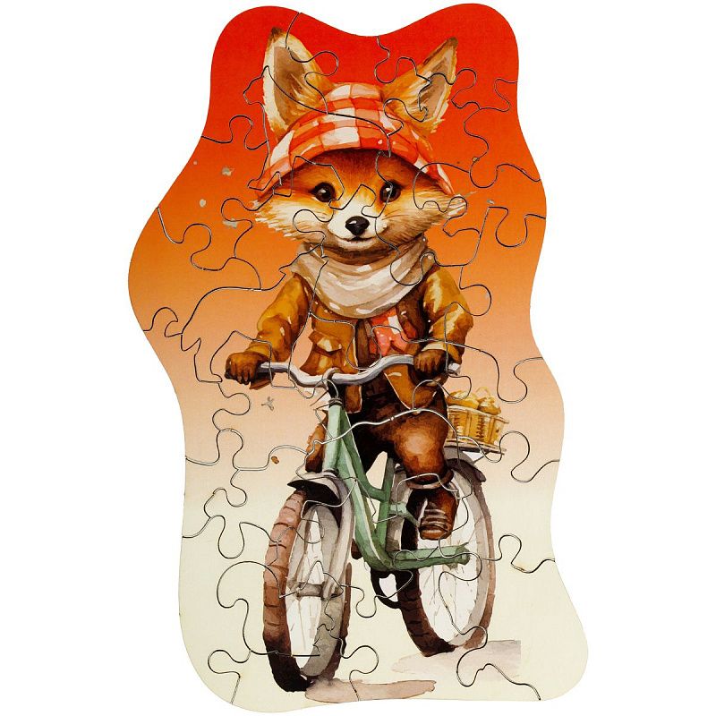 Деревянный пазл в яйце ТРИ СОВЫ "Лис" 