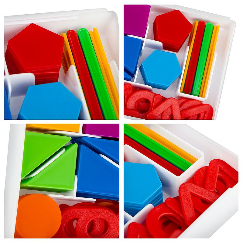 Касса цифр и счетных материалов СТАММ "Учись считать" с пятиугольником 