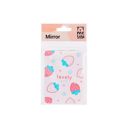 Зеркальце карманное складное MESHU "Lovely strawberry"