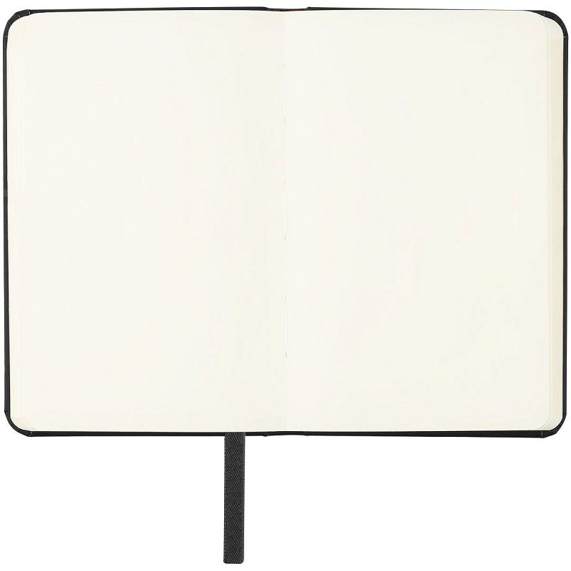 Скетчбук 80л., 90*140 Гамма "Студия", черный, твердая обложка, на резинке, слоновая кость, 140г/м2