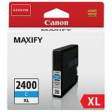 Картридж струйный CANON (PGI-2400XLС) iB4040/MB5040/MB5340, голубой, оригинальный, ресурс 1500 стр., 9274B001