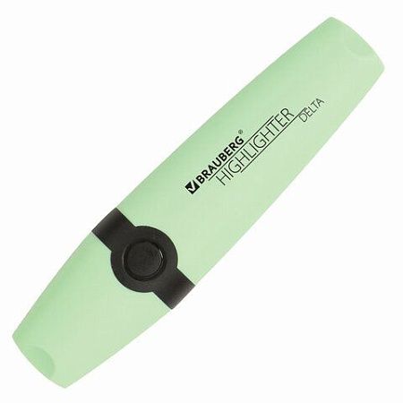 Текстовыделитель BRAUBERG "DELTA PASTEL", МЯТА, линия 1-5 мм, 151730 