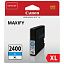 Картридж струйный CANON (PGI-2400XLС) iB4040/MB5040/MB5340, голубой, оригинальный, ресурс 1500 стр., 9274B001