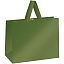 Пакет подарочный 32*26*12см MESHU "Green",  матовая ламинация