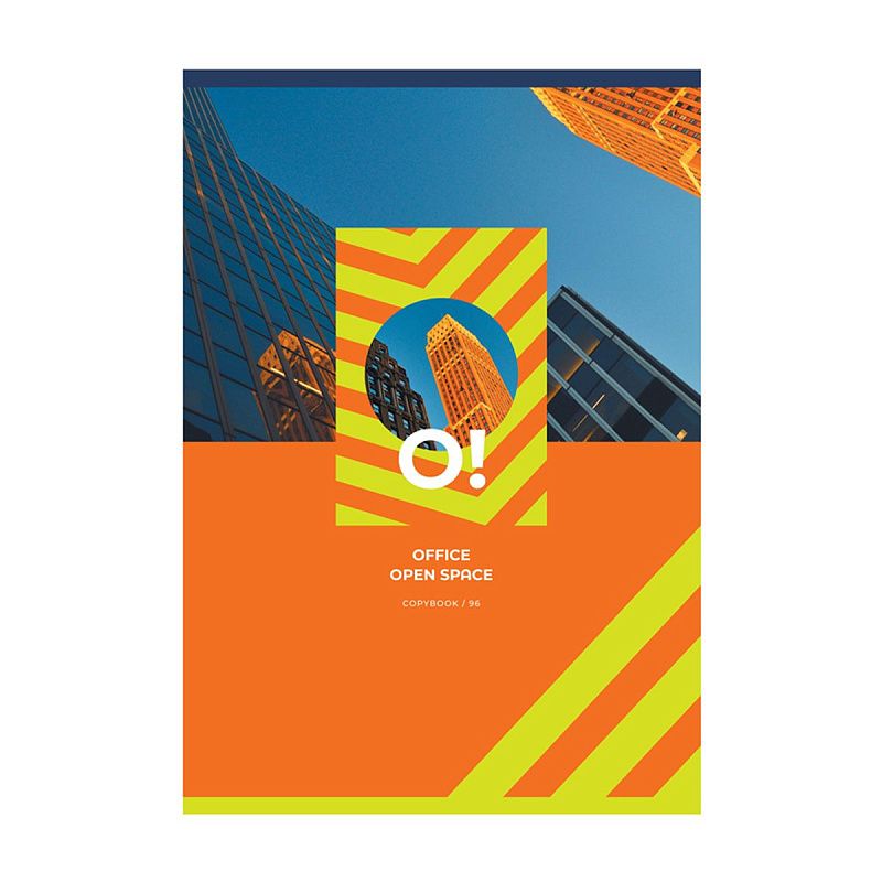 Тетрадь 96л., А4, клетка BG "Офисное пространство"