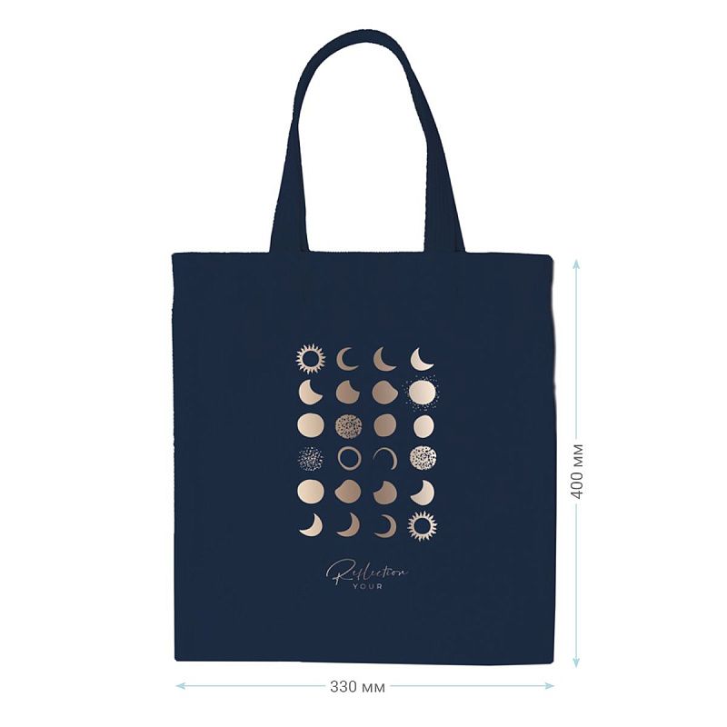 Сумка-шоппер MESHU "Moon", 33*40см, канвас 