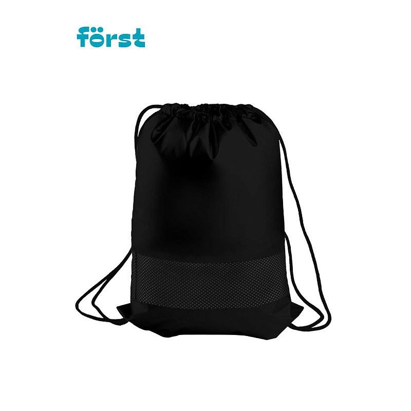 Мешок для обуви 1 отделение Först "Shark party", 350*460мм, вентиляционная сеточка, светоотражающая лента, карман на молнии 