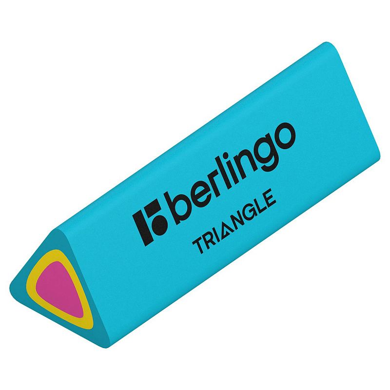 Ластик Berlingo "Triangle", треугольный, термопластичная резина, 44*15*15мм 