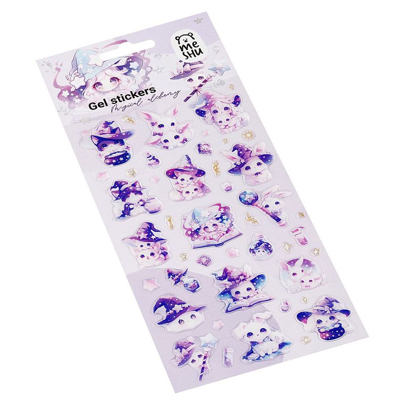 Наклейки гелевые MESHU  "Magical alchemy" , 10*23см, инд. уп., европодвес