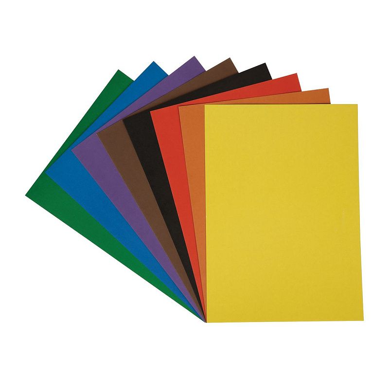 Картон цветной А4, Мульти-Пульти, 8л., 8цв., немелованный, в папке, "Приключения Енота"