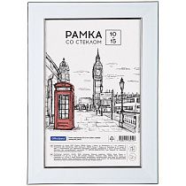Рамка пластиковая 10*15см, OfficeSpace "Color", голубой