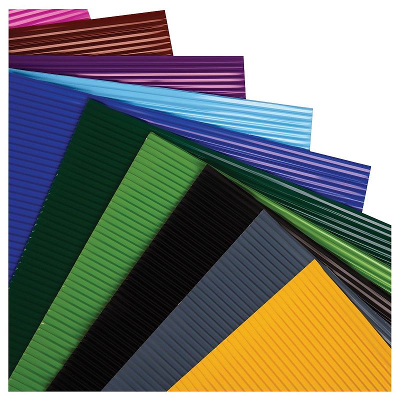 Картон цветной А4, Мульти-Пульти, 12л., 12цв., гофрированный, "Енот в волшебном мире"