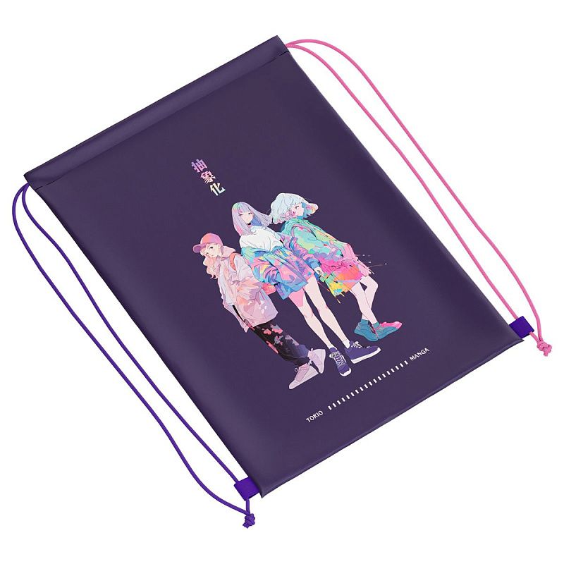 Мешок для обуви 1 отделение MESHU "МК_Anime" 