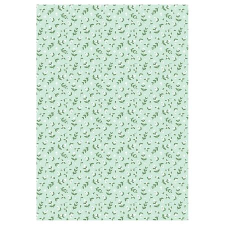 Упаковочная бумага глянц. 70*100см, MESHU "Meadow", 80 г/м2, ассорти, 5 дизайнов