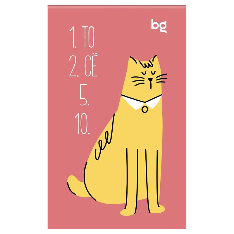 Блокнот А7 48л. на склейке BG "Монокот"