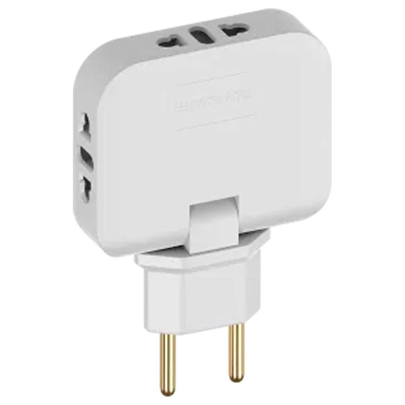 Тройник Defender TA-05 3 розетки, белый