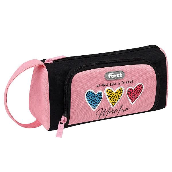 Пенал мягкий 1 отделение, 1 карман, 215*100*85 Först "More fun", текстиль