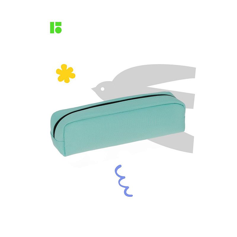Пенал мягкий 1 отделение, 1 карман, 210*60*50 Berlingo "Instinct mint", полиэстер 