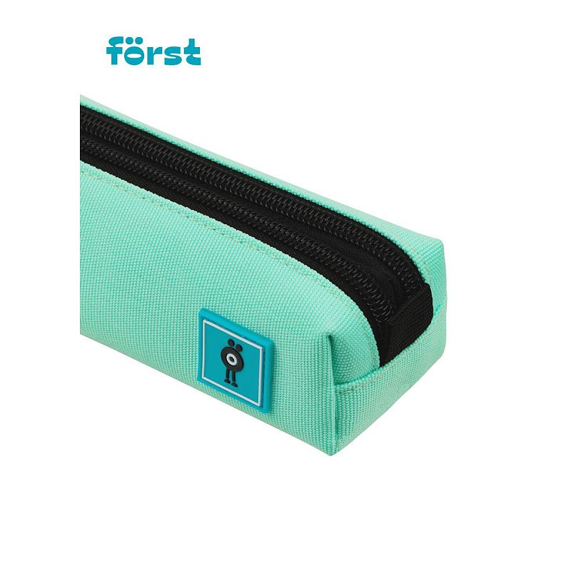 УЦЕНКА - Пенал мягкий 2 отделения, 200*40*45 Först "Mint ice-cream", полиэстер (осн 352115) 