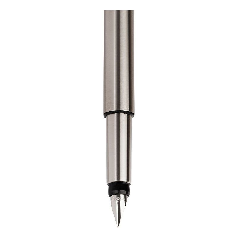 Ручка перьевая Parker "Vector Stainless Steel" синяя, 0,8мм, подарочная упаковка 