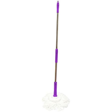 Швабра самоотжимная OfficeClean Professional, телеск. ручка 120см, насадка МОП микрофибра 38см