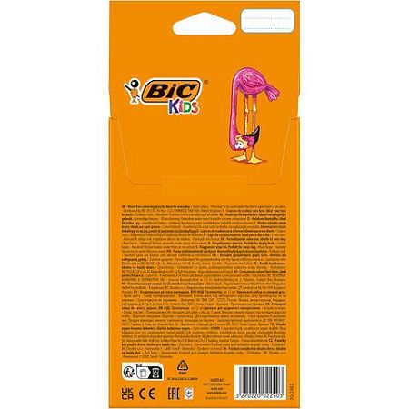 Карандаши цветные BIC "Tropicolors", 12 ЦВЕТОВ, пластиковые, европодвес, 83256610