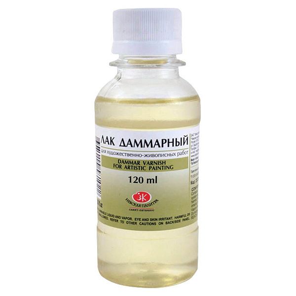 Лак даммарный ЗХК, для художественно-живописных работ, 120мл