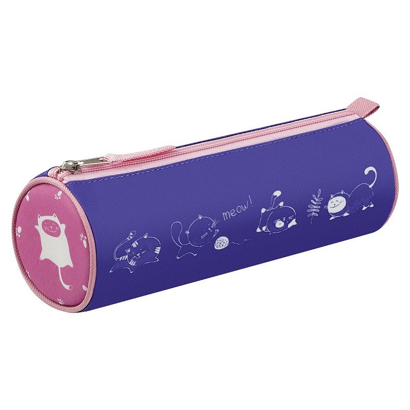 Пенал 210*80 ArtSpace "Meow", тубус, полиэстер