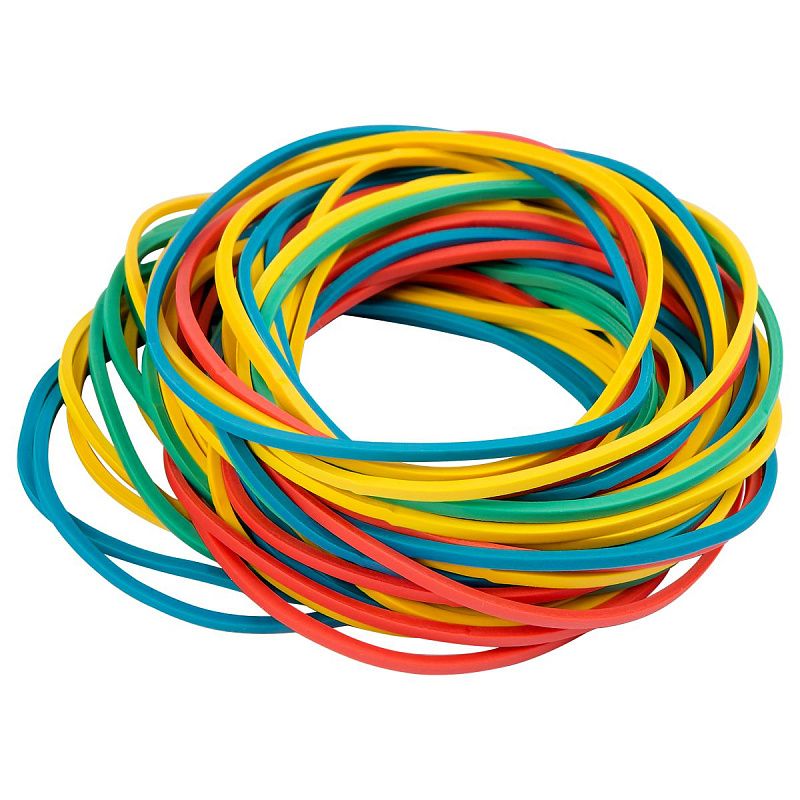 Банковская резинка  10кг OfficeSpace, диаметр 60мм, ассорти