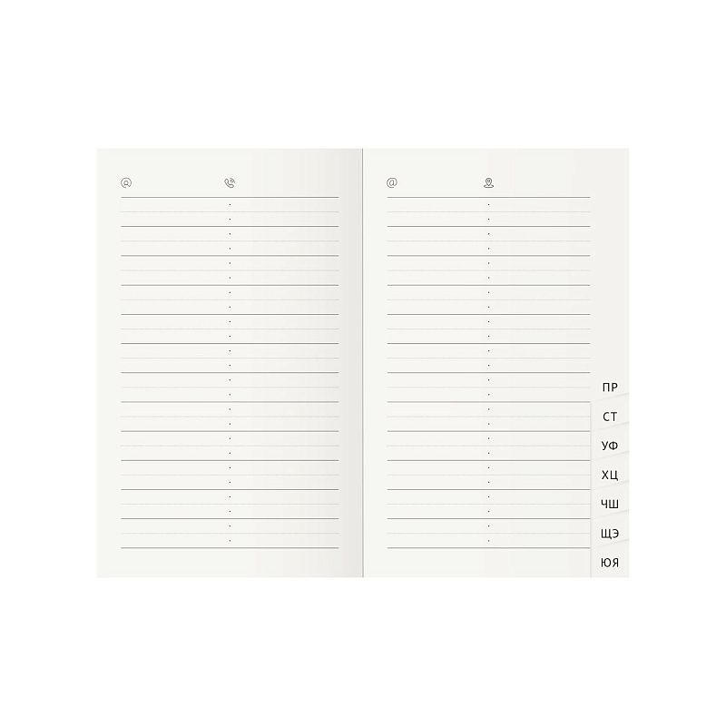 УЦЕНКА - Телефонная книга А7, 64л., кожзам, OfficeSpace "Winner" синий, с вырубкой