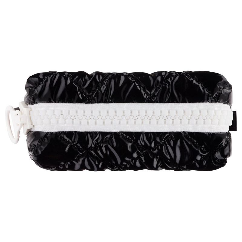 Пенал, 200*80*60 ArtSpace "Urban black", 50% полиэстер, 50% полиуретан, белая молния, подкладка 