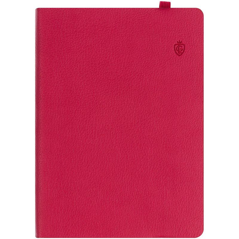 Записная книжка А6 80л. ЛАЙТ, кожзам, Greenwich Line "Classic. Berry", с резинкой, фактурное тиснение, блок в клетку