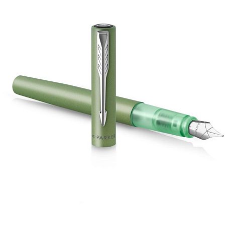 Ручка перьевая Parker "Vector XL Green" синяя, 0,8мм, подарочная упаковка 