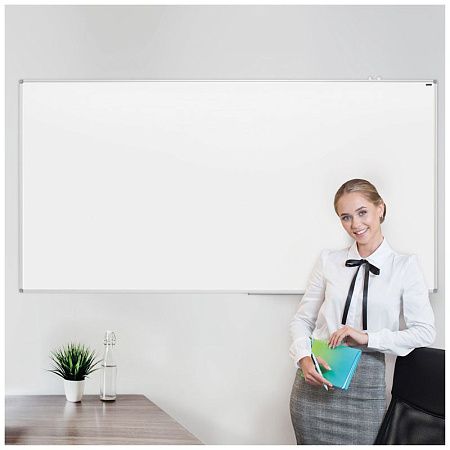 УЦЕНКА - Доска магнитно-маркерная OfficeSpace, 120*240см, алюминиевая рамка, полочка