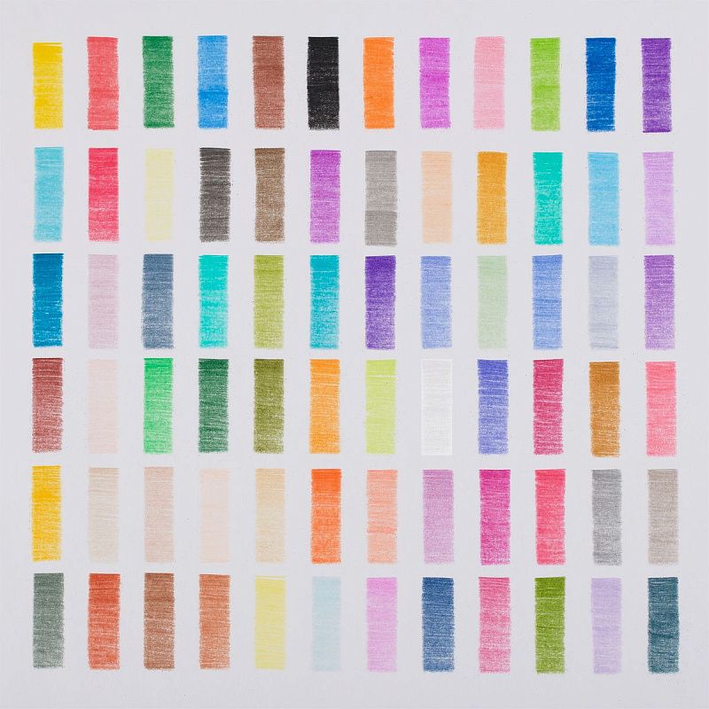 Карандаши цветные Гамма "Классические", 72цв., заточенные, картон. упак., европодвес